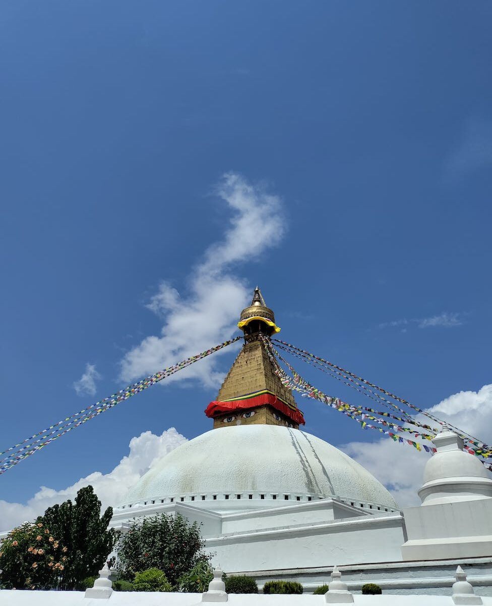 the boudhanath in kathmandu nepal